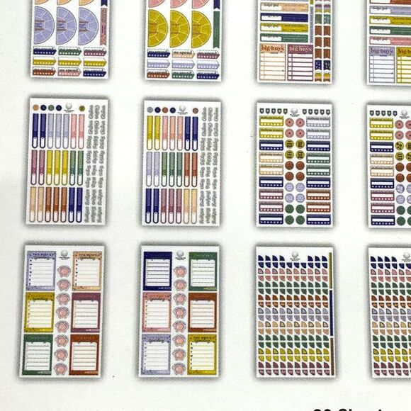 Agenda 52 Sticker Book Budget Foiled 2288 Pieces Planner Expenses Budgeting - Picture 7 of 16